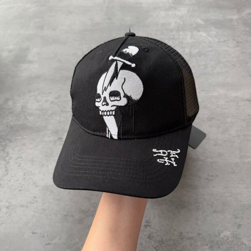 NWT Ed Hardy Skull Dagger Embroidered Hat